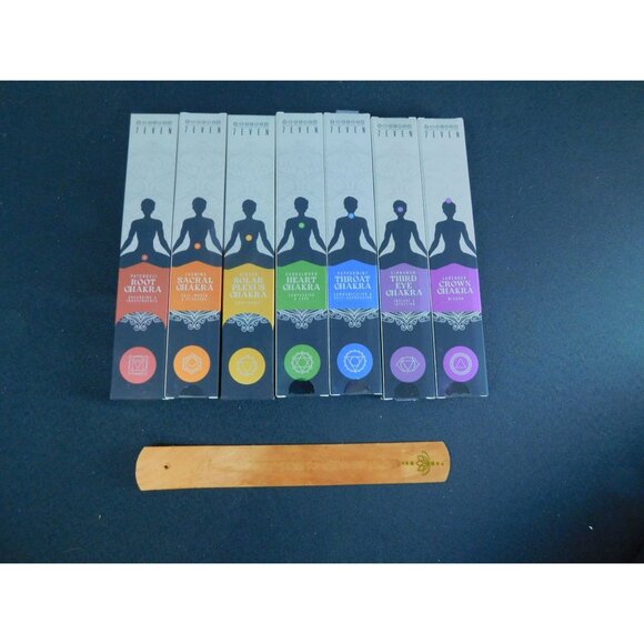 Seven Chakra Incense Set For Meditation & Relaxation 140 Sticks - Picture 4 of 12